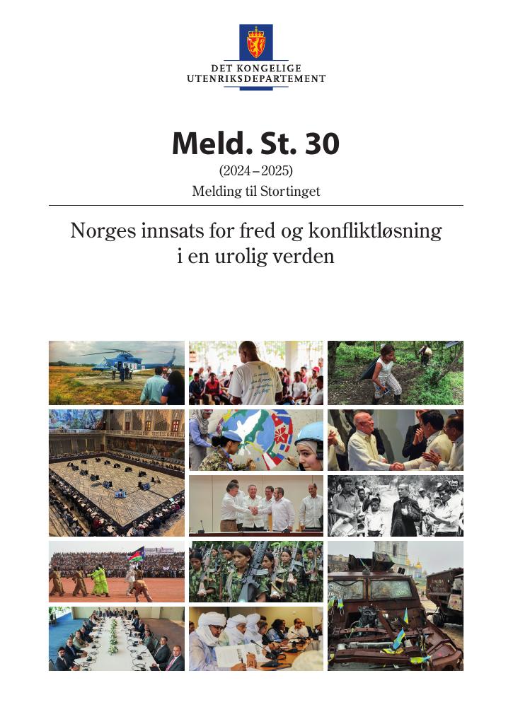 Forsiden av dokumentet Meld. St. 30 (2024–2025)