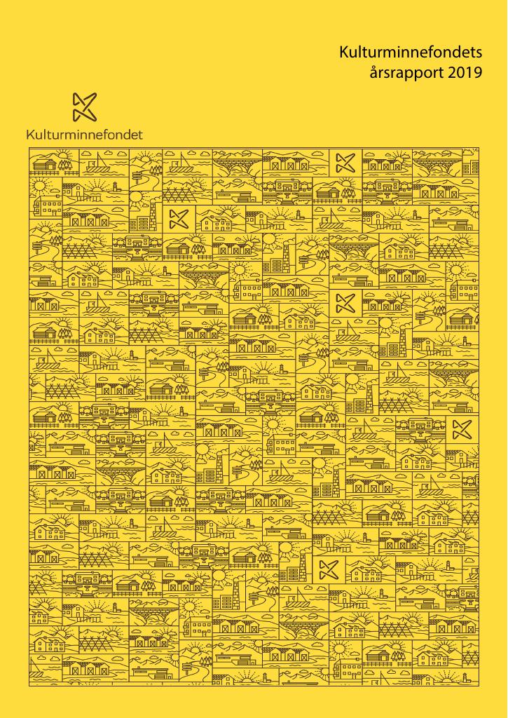 Forsiden av dokumentet Årsrapport Norsk Kulturminnefond 2019