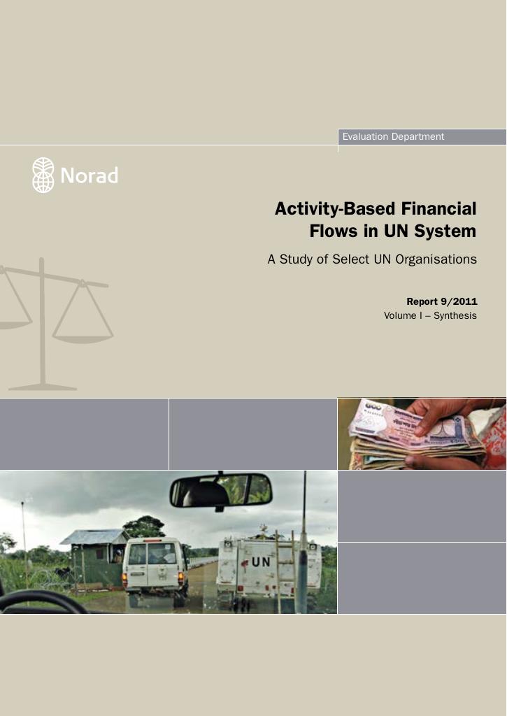 Forsiden av dokumentet Activity-Based Financial Flows in the UN-system