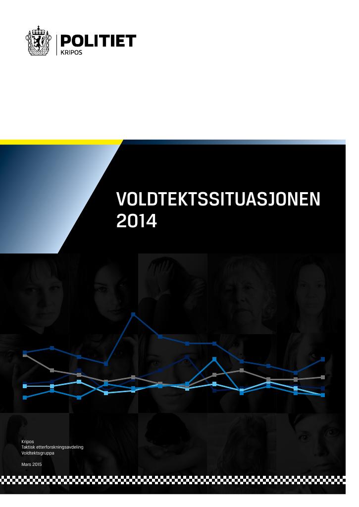 Forsiden av dokumentet Voldtektssituasjonen i Norge 2014