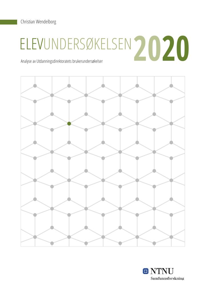 Forsiden av dokumentet Elevundersøkelsen 2020 : Analyse av Utdanningsdirektoratets brukerundersøkelser