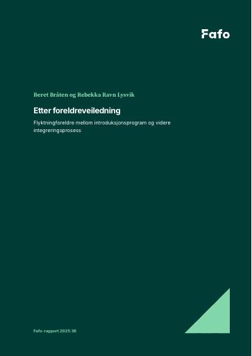 Forsiden av dokumentet Etter foreldreveiledning