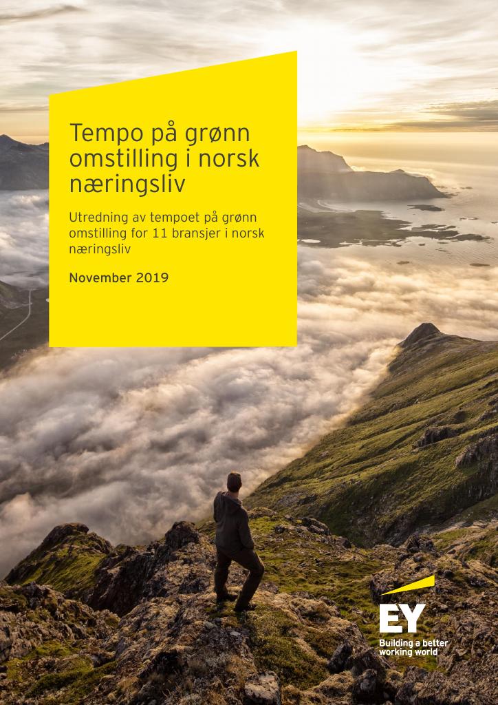 Forsiden av dokumentet Tempo på grønn omstilling i norsk næringsliv