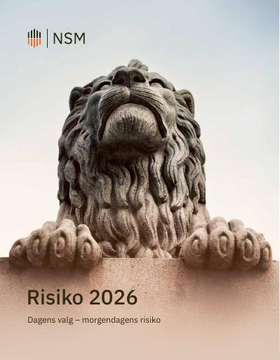 Forsiden av dokumentet Risiko 2026