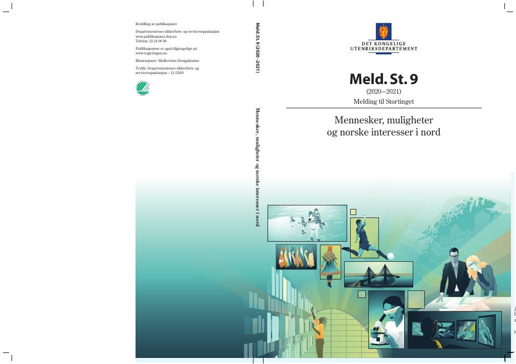 Forsiden av dokumentet Meld. St. 9 (2020–2021)