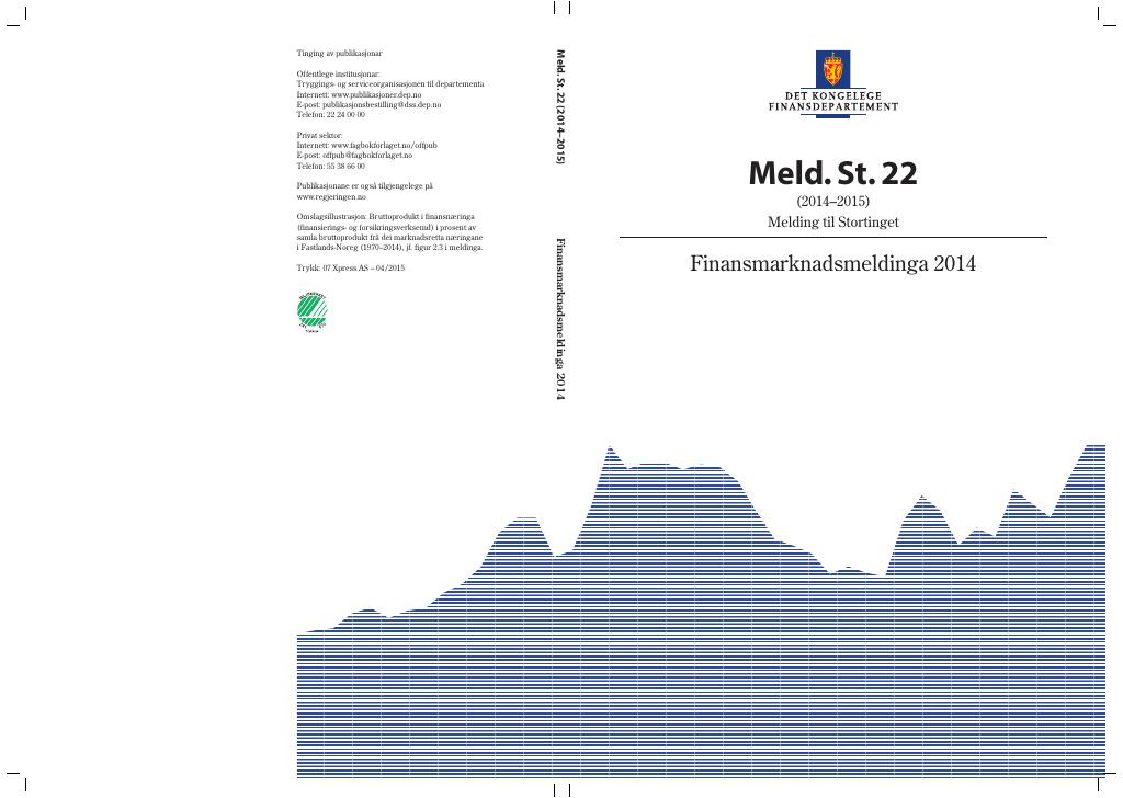 Forsiden av dokumentet Meld. St. 22 (2014-2015)