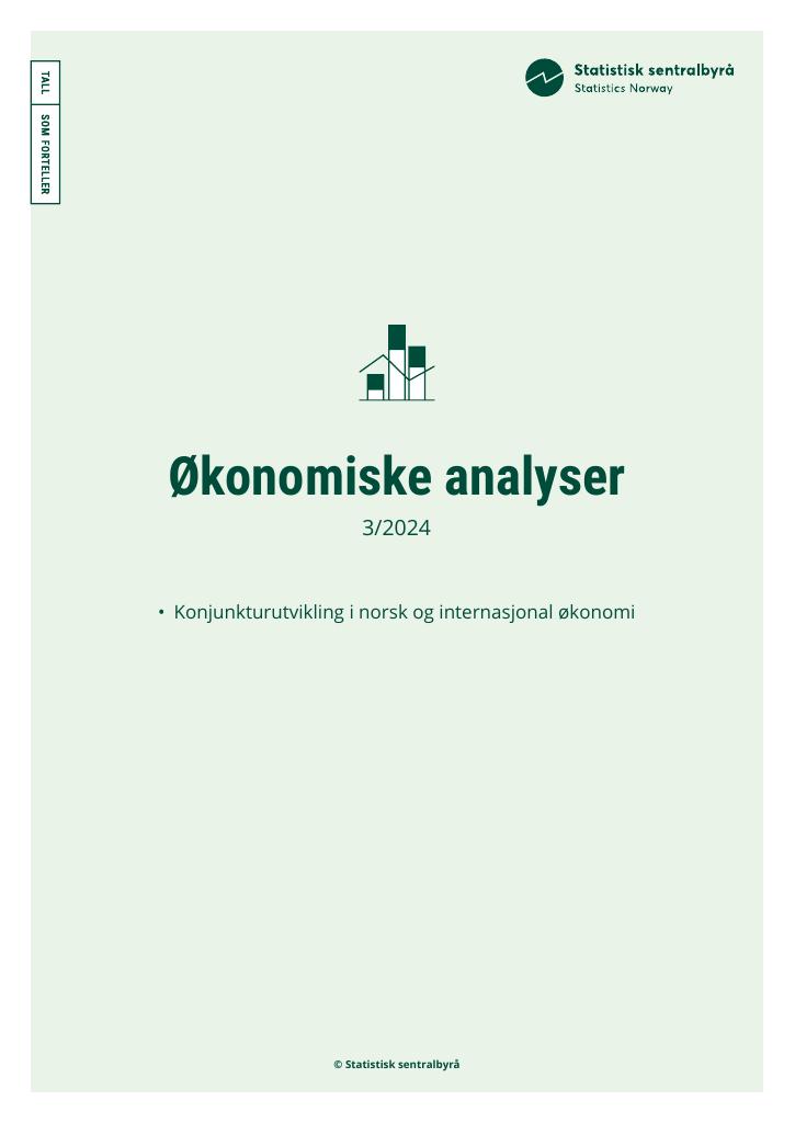 Forsiden av dokumentet Økonomiske analyser 3/2024