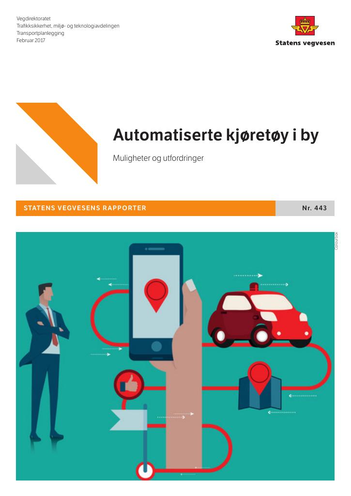 Forsiden av dokumentet Automatiserte kjøretøy i by