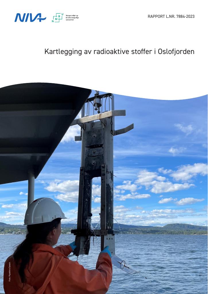 Forsiden av dokumentet Kartlegging av radioaktive stoffer i Oslofjorden
