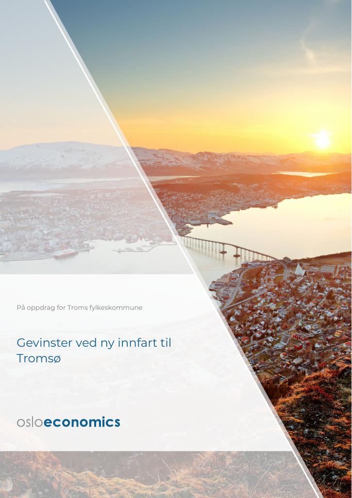 Forsiden av dokumentet Gevinster ved ny innfart til Tromsø