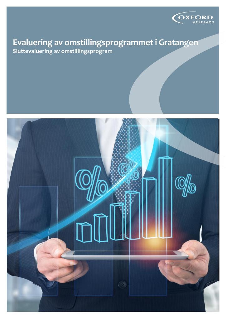 Forsiden av dokumentet Evaluering av omstillingsprogrammet i Gratangen : Sluttevaluering av omstillingsprogram