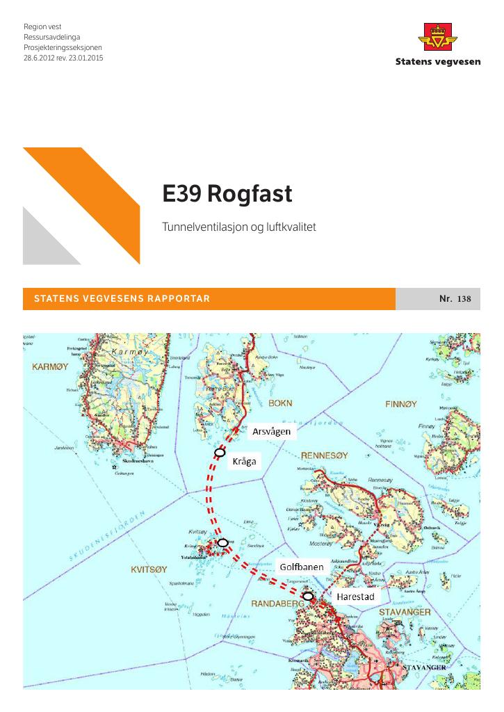 Forsiden av dokumentet E39 Rogfast