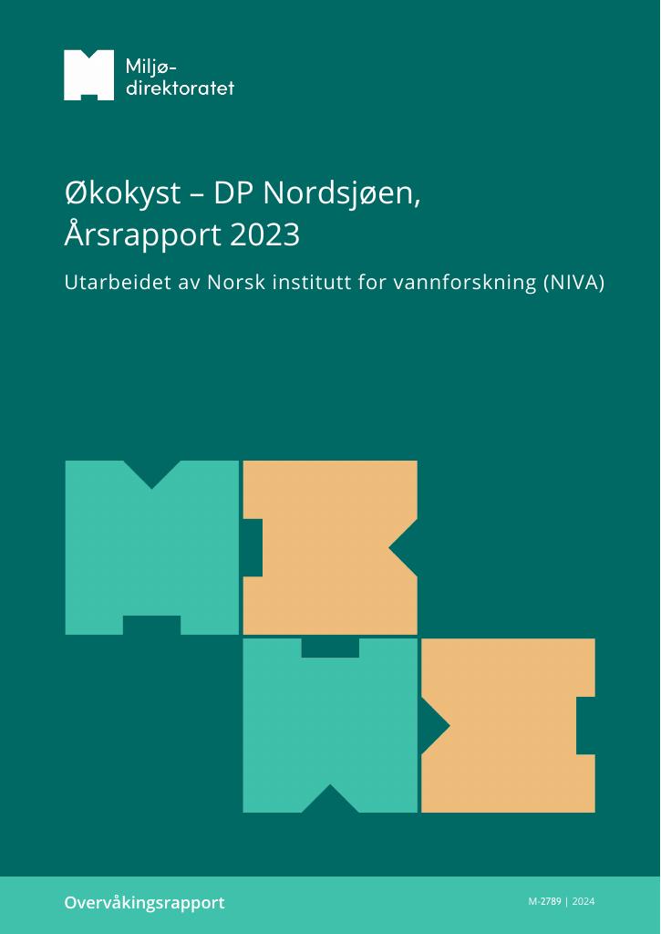 Forsiden av dokumentet Økokyst - DP Nordsjøen: Årsrapport 2023