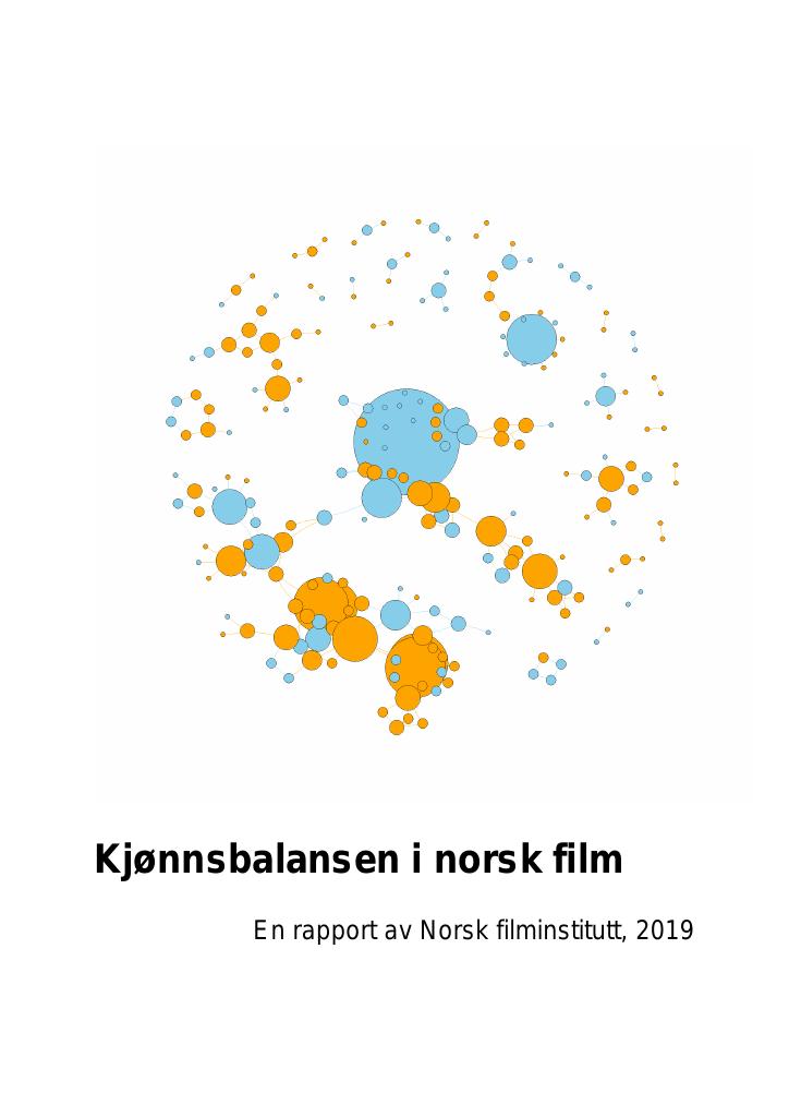 Forsiden av dokumentet Kjønnsbalansen i norsk film