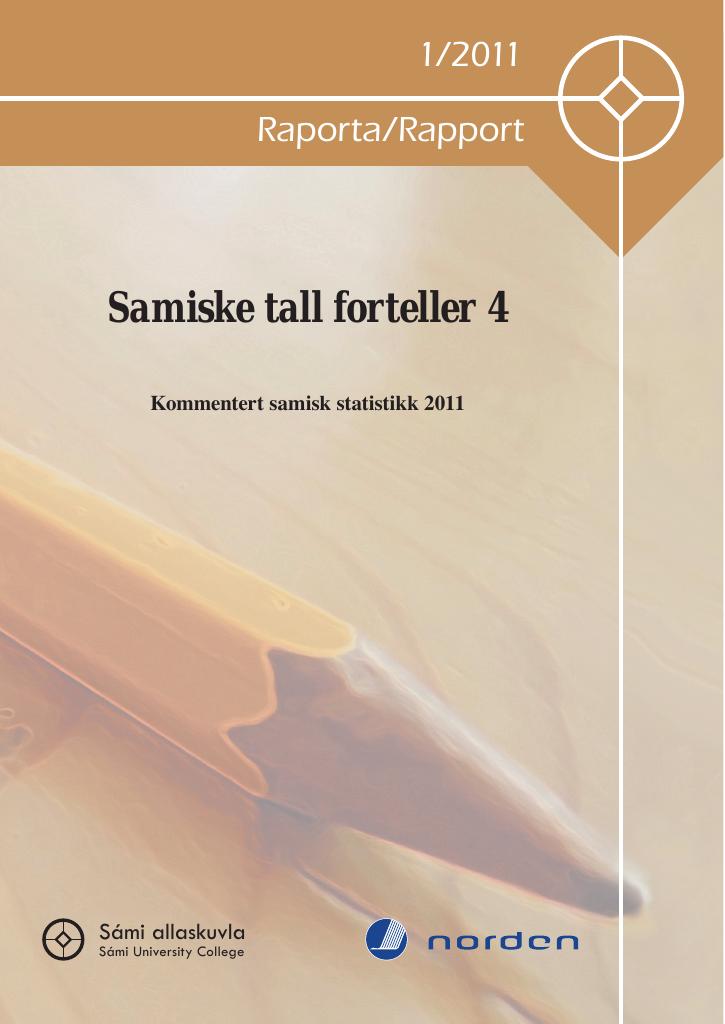 Forsiden av dokumentet Samiske tall forteller 4