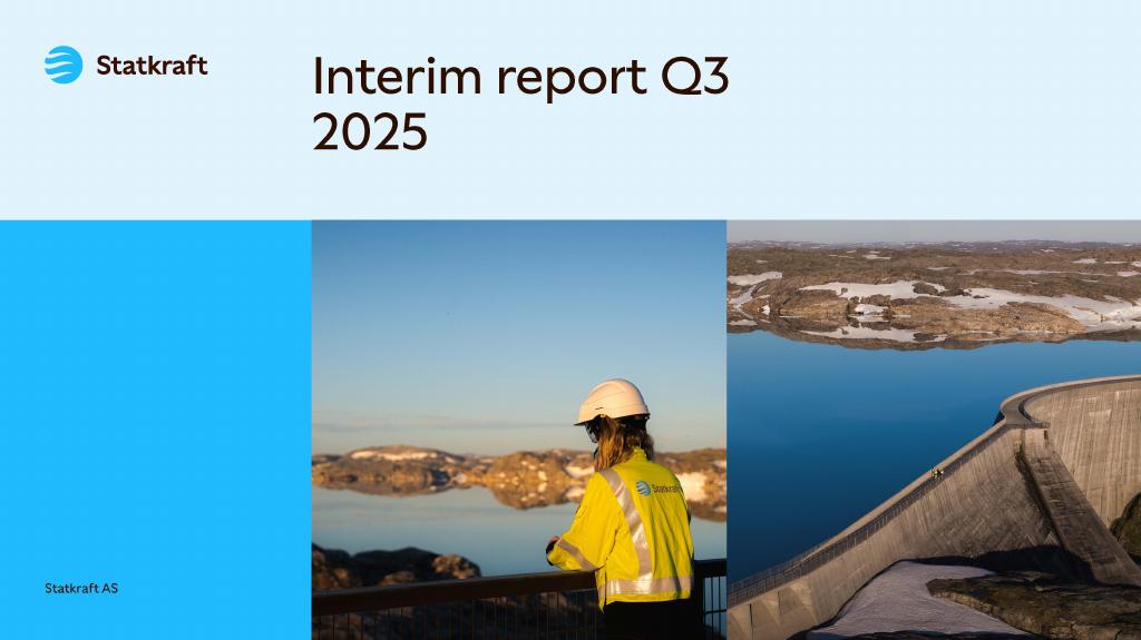 Forsiden av dokumentet Statkraft Interim Report Q3 2025