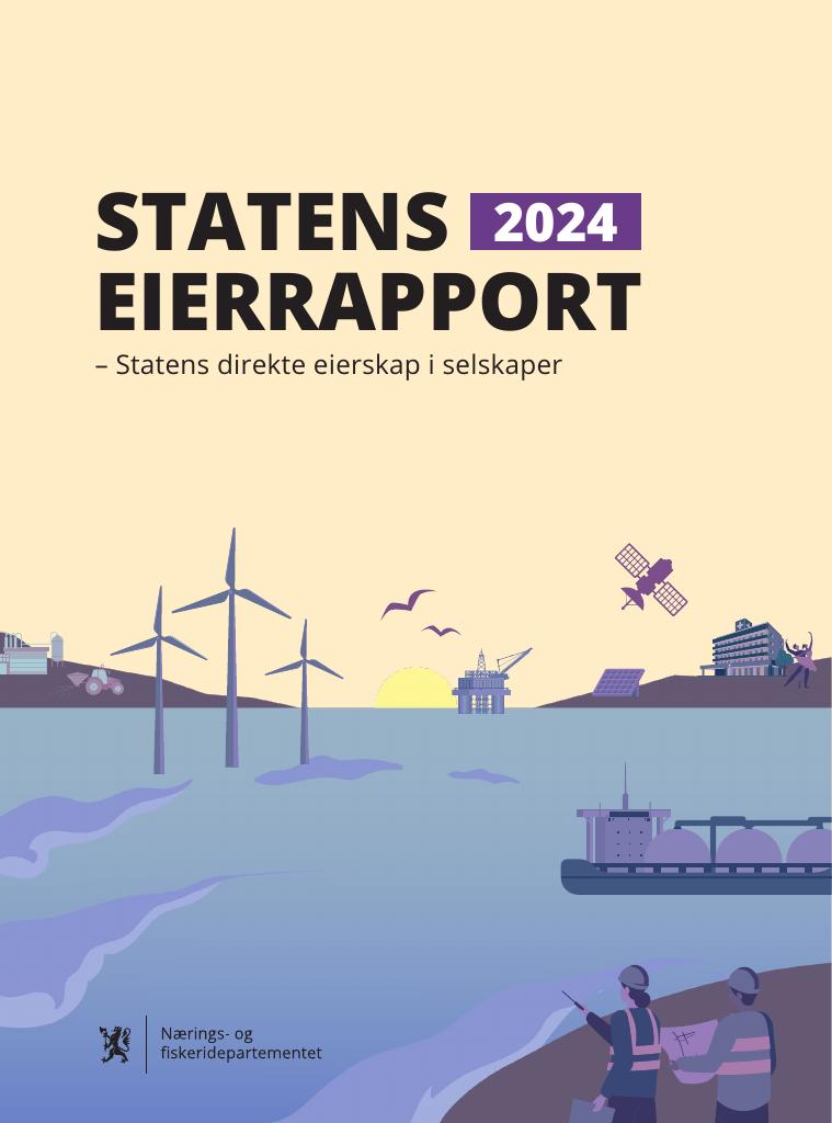 Forsiden av dokumentet Statens eierrapport 2024