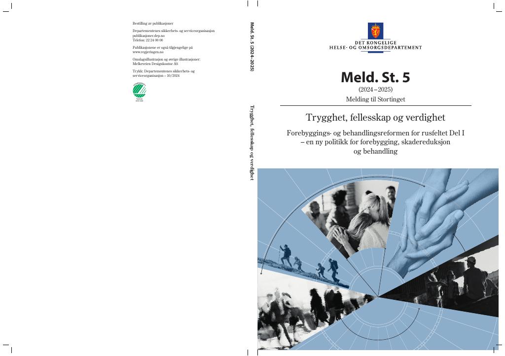 Forsiden av dokumentet Meld. St. 5 (2024–2025)