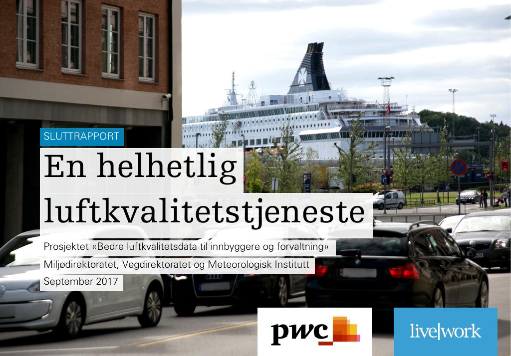 Forsiden av dokumentet Stimulab: Bedre luftkvalitetsdata for publikum og forvaltning