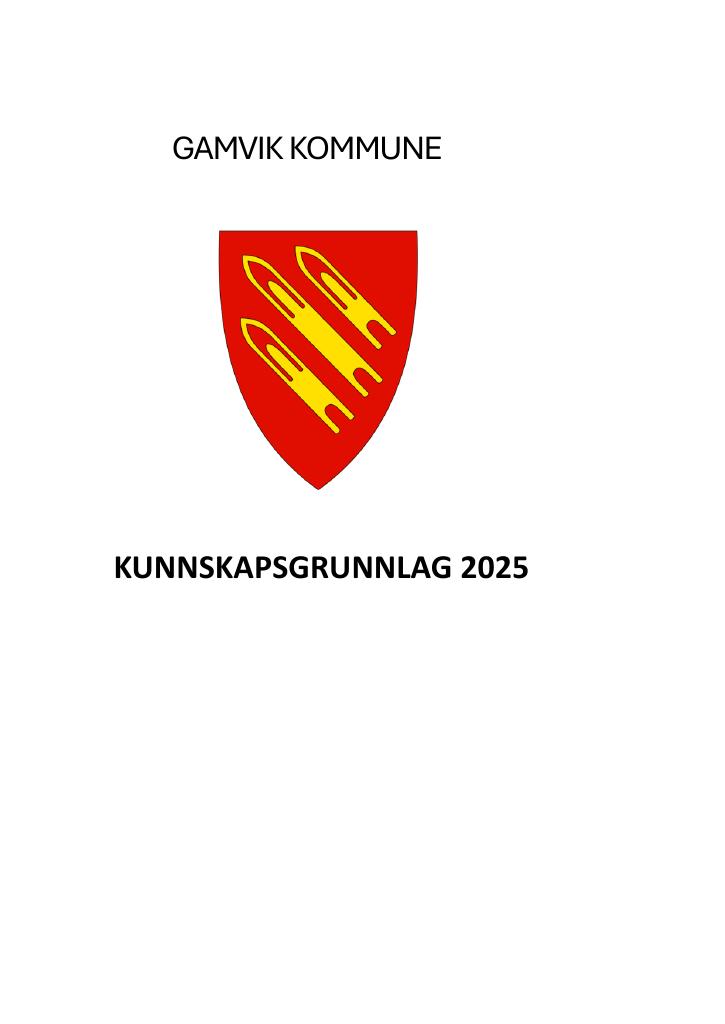 Forsiden av dokumentet Kunnskapsgrunnlag 2025