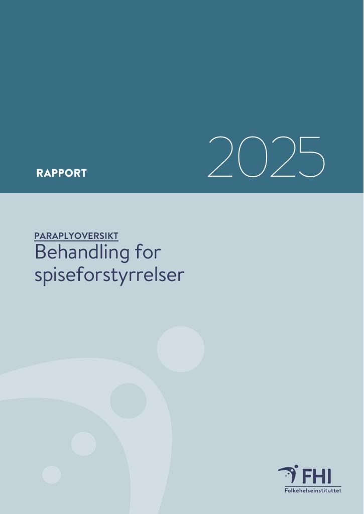 Forsiden av dokumentet Behandling for spiseforstyrrelser