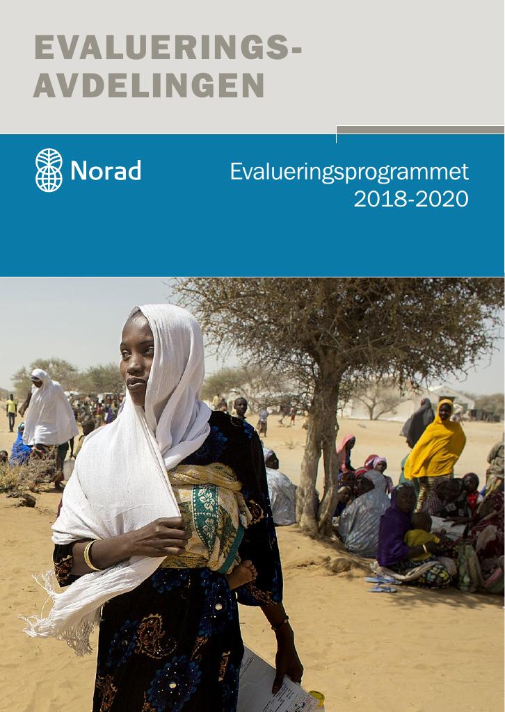 Forsiden av dokumentet Evalueringsprogrammet 2018-2020