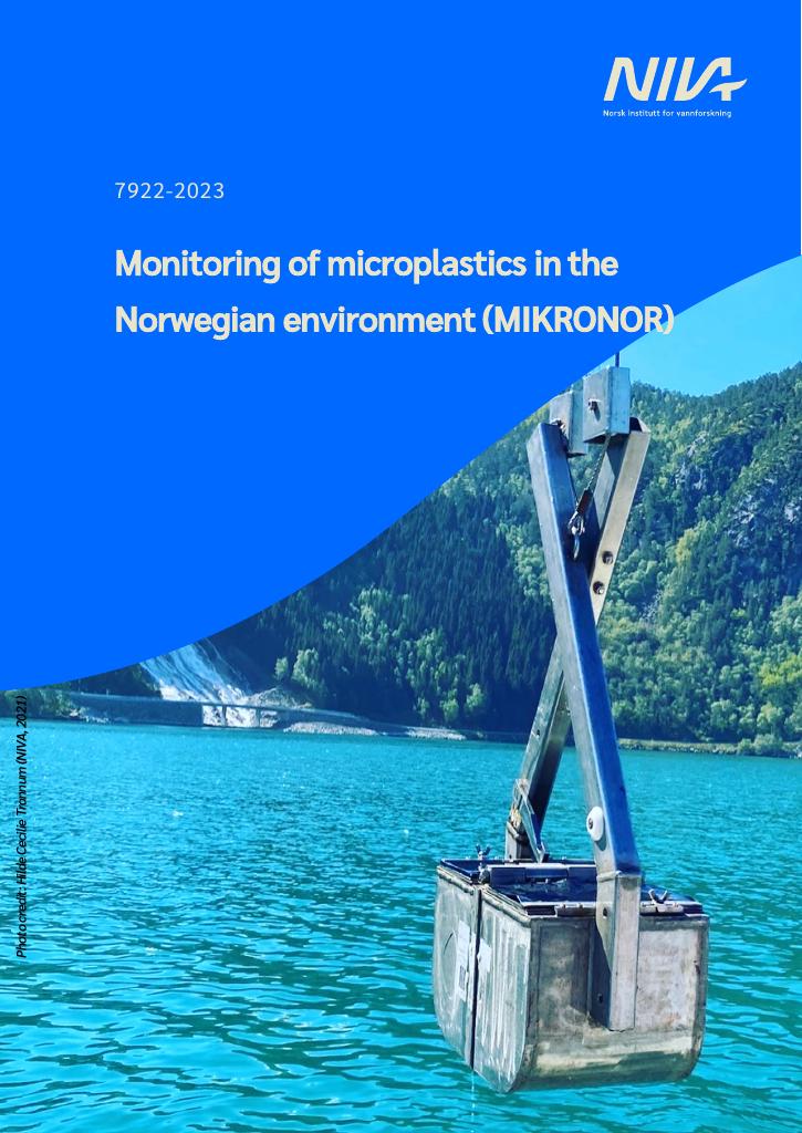 Forsiden av dokumentet Monitoring of microplastics in the Norwegian environment (MIKRONOR) : M-2624