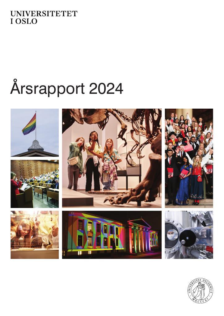 Forsiden av dokumentet Årsrapport Universitetet i Oslo 2024