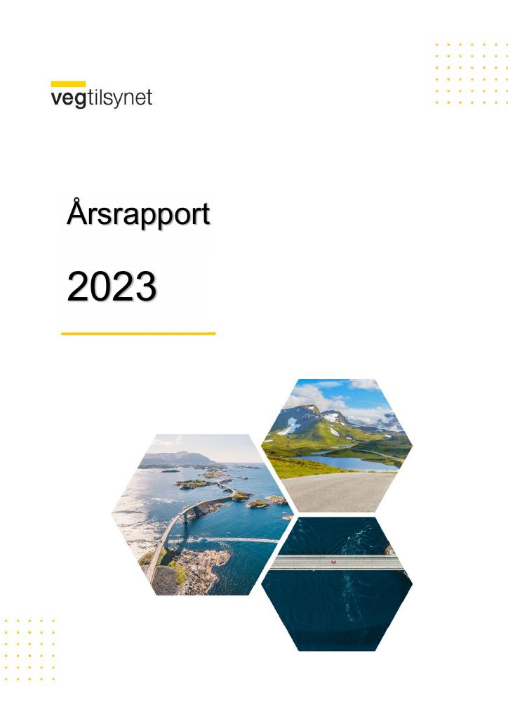 Forsiden av dokumentet Årsrapport Vegtilsynet 2023