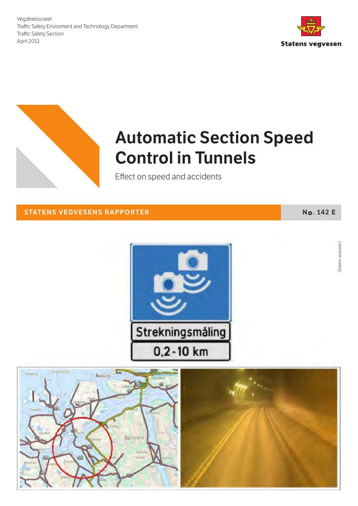 Forsiden av dokumentet Automatic Section Speed Control in Tunnels