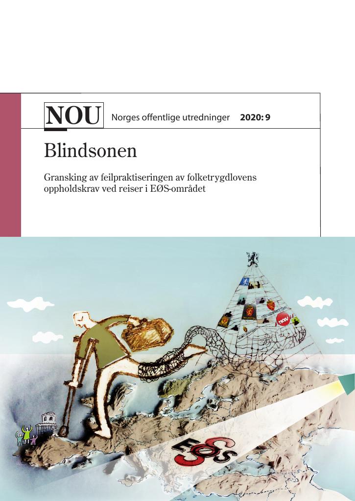 Forsiden av dokumentet NOU 2020: 9 - Blindsonen