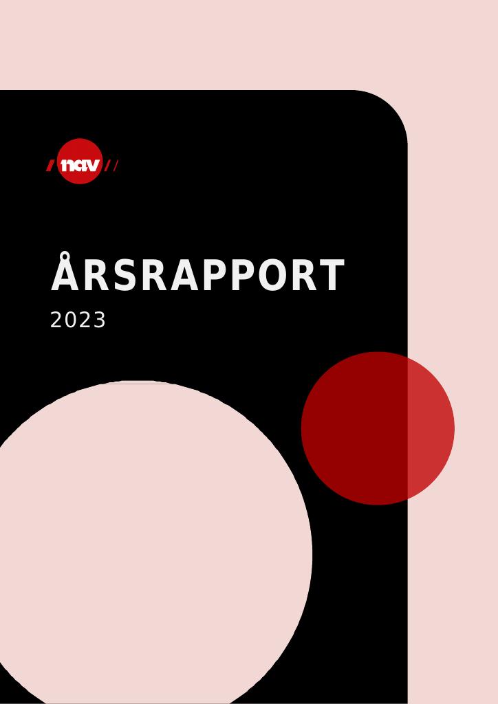 Forsiden av dokumentet Årsrapport NAV 2023