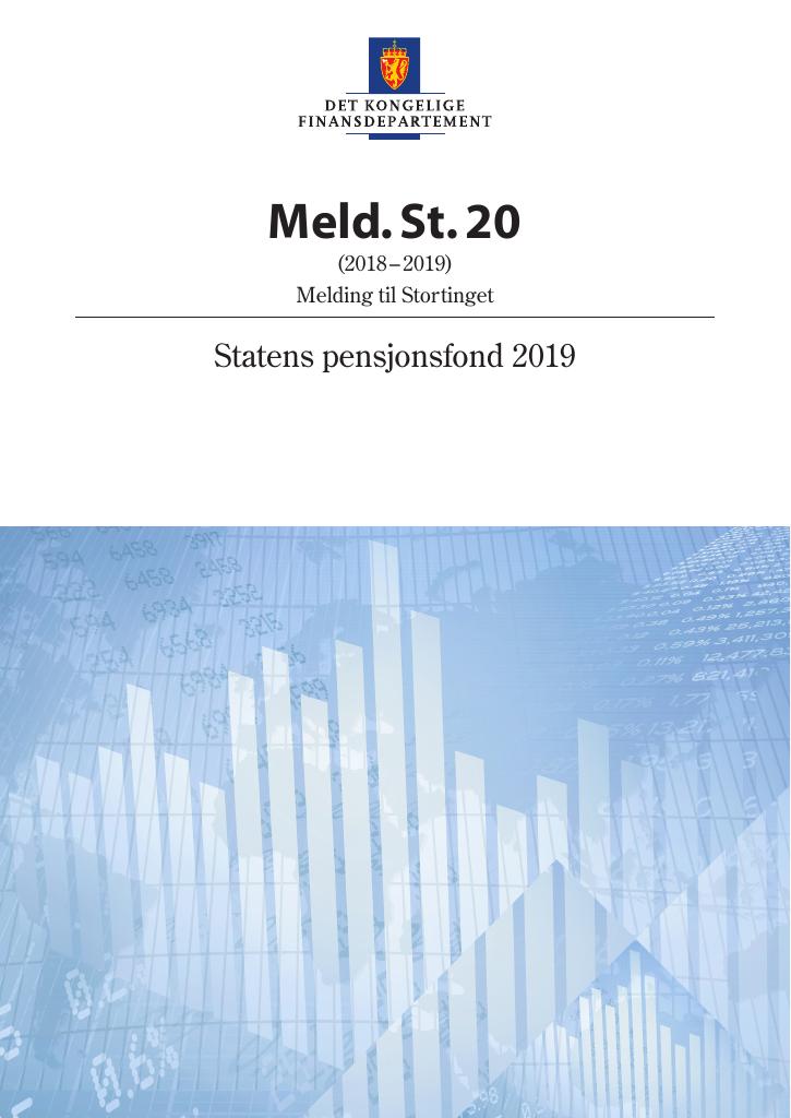 Meld. St. 20 (2018–2019) - Kudos