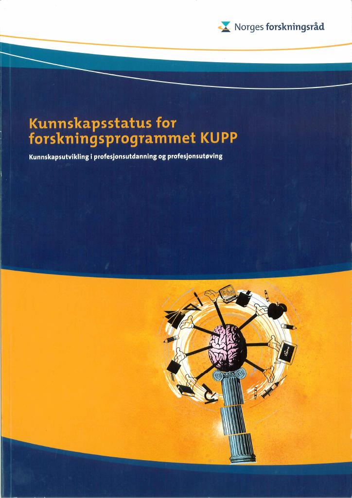 Forsiden av dokumentet Kunnskapsstatus for forskningsprogrammet KUPP