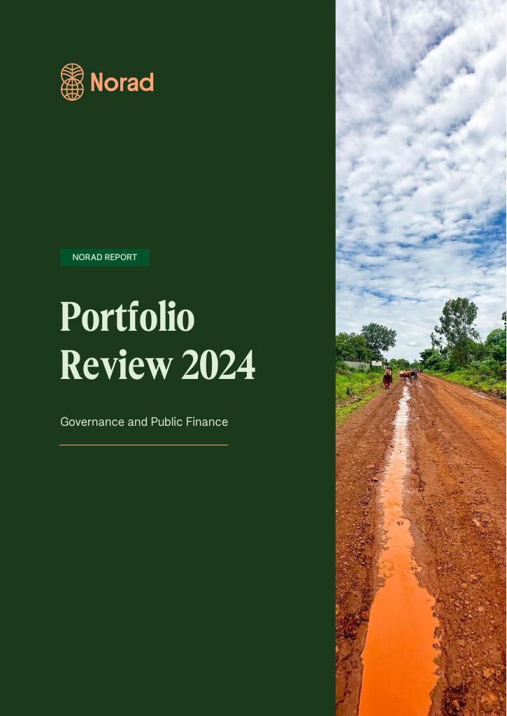 Forsiden av dokumentet Portfolio Review 2024 - Governance and Public Finance