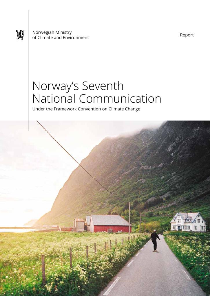 Forsiden av dokumentet Norway’s Seventh National Communication