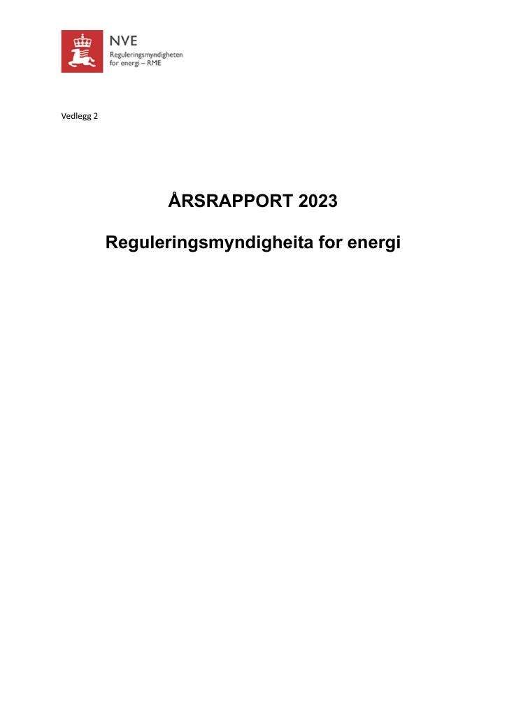 Forsiden av dokumentet Årsrapport 2023