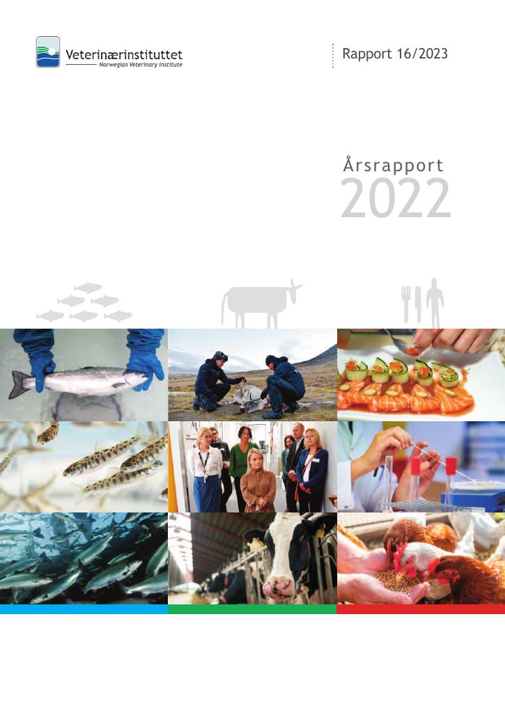 Forsiden av dokumentet Årsrapport Veterinærinstituttet 2022