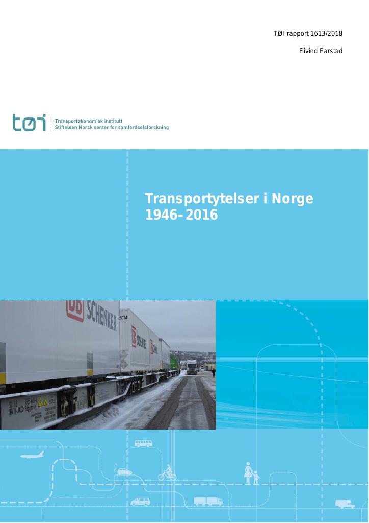 Forsiden av dokumentet Transportytelser i Norge 1946–2016