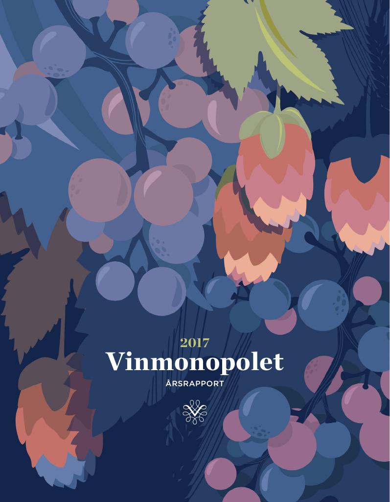 Forsiden av dokumentet Årsrapport Vinmonopolet 2017