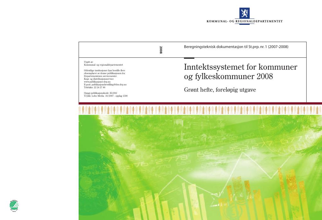 Inntektssystemet For Kommuner Og Fylkeskommuner 2008 - Kudos