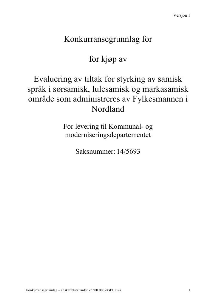 Forsiden av dokumentet "Språk må inn ørene og ut munnen"