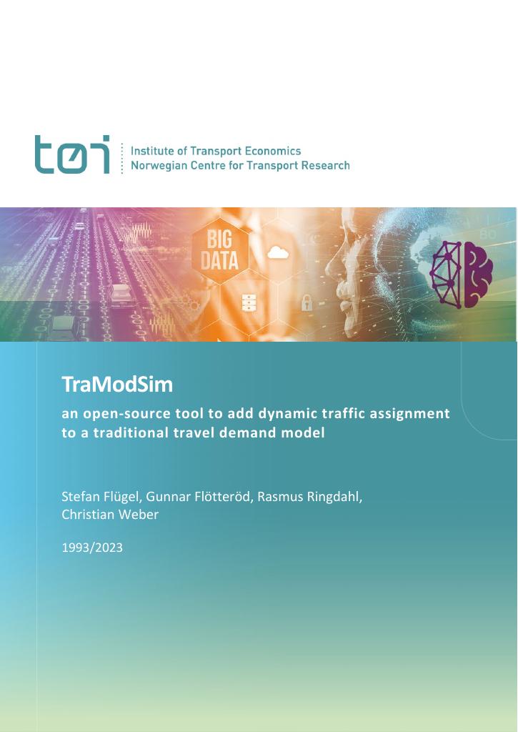 Forsiden av dokumentet TraModSim : an open-source tool to add dynamic traffic assignment to a traditional travel demand model