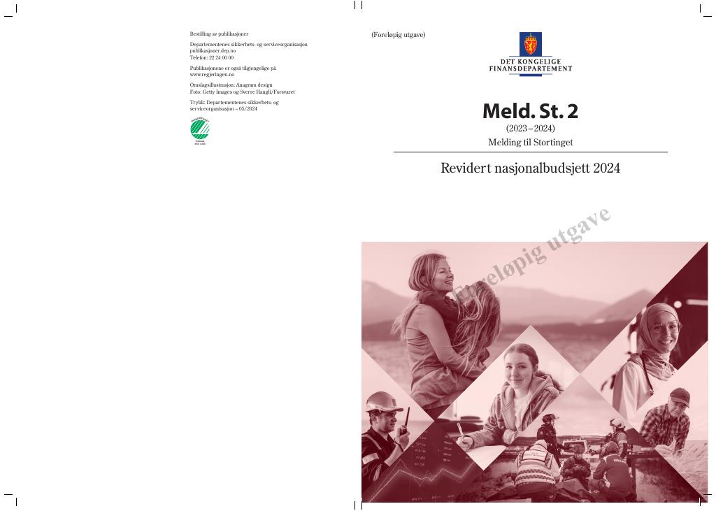 Forsiden av dokumentet Meld. St. 2 (2023–2024)