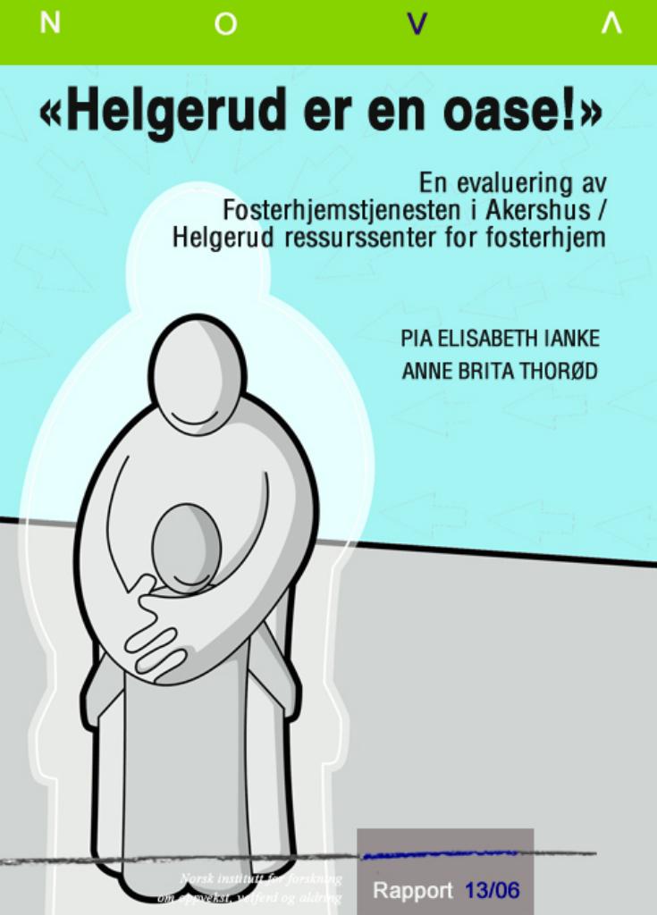 Forsiden av dokumentet "Helgerud er en oase!"