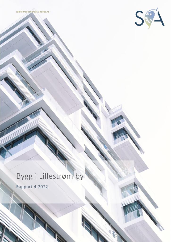 Forsiden av dokumentet Bygg i Lillestrøm by