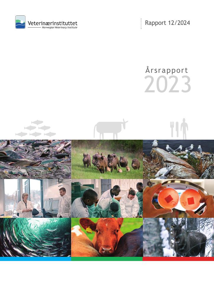 Forsiden av dokumentet Årsrapport Veterinærinstituttet - VI 2023