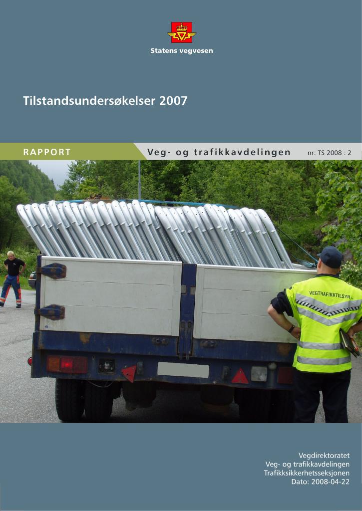 Forsiden av dokumentet Tilstandsundersøkelser 2007