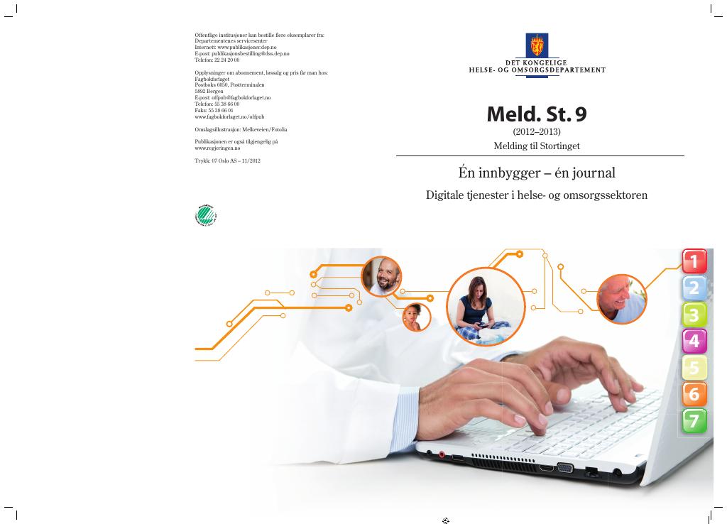 Forsiden av dokumentet Meld. St. 9 (2012–2013)