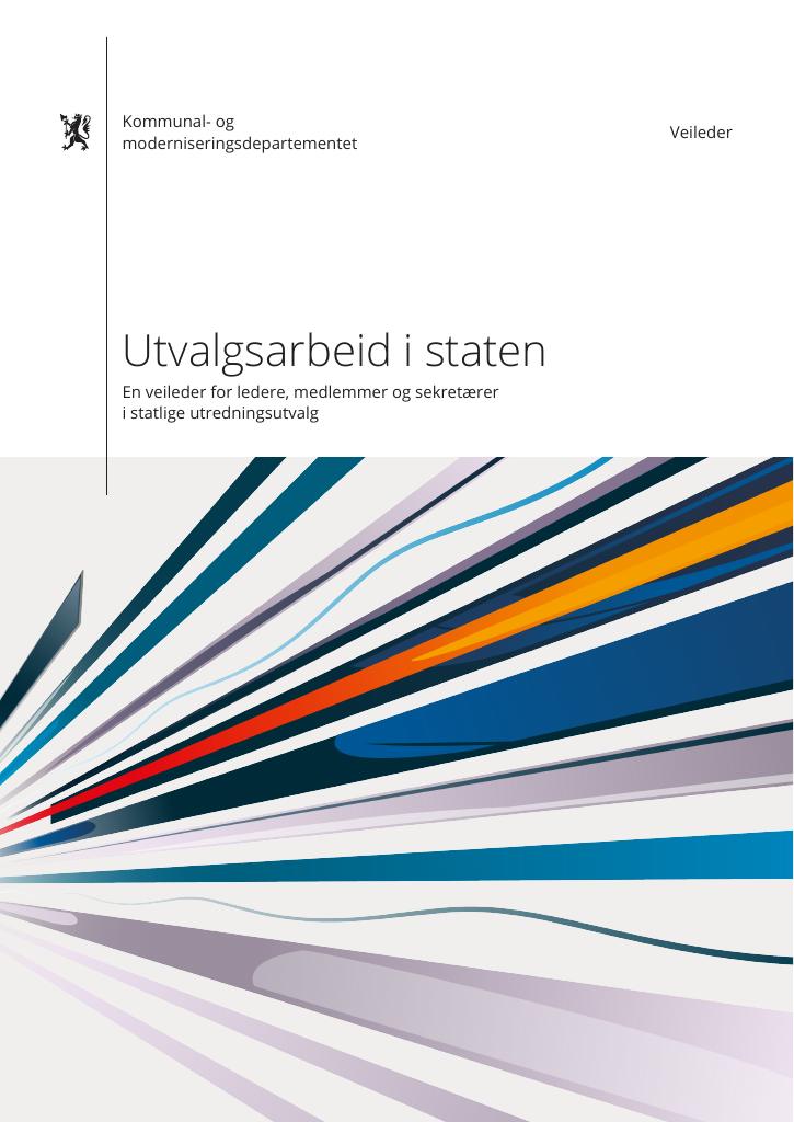 Forsiden av dokumentet Utvalgsarbeid i staten